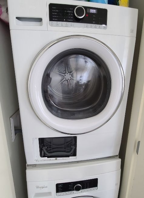 White Whirlpool Washer Dryer Combo ASAP Appliance Repair