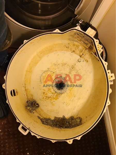 whirlpool washer drum replacement project