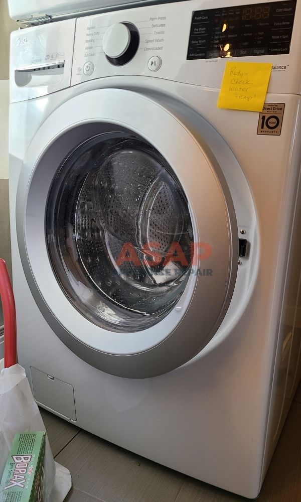 repaired washer