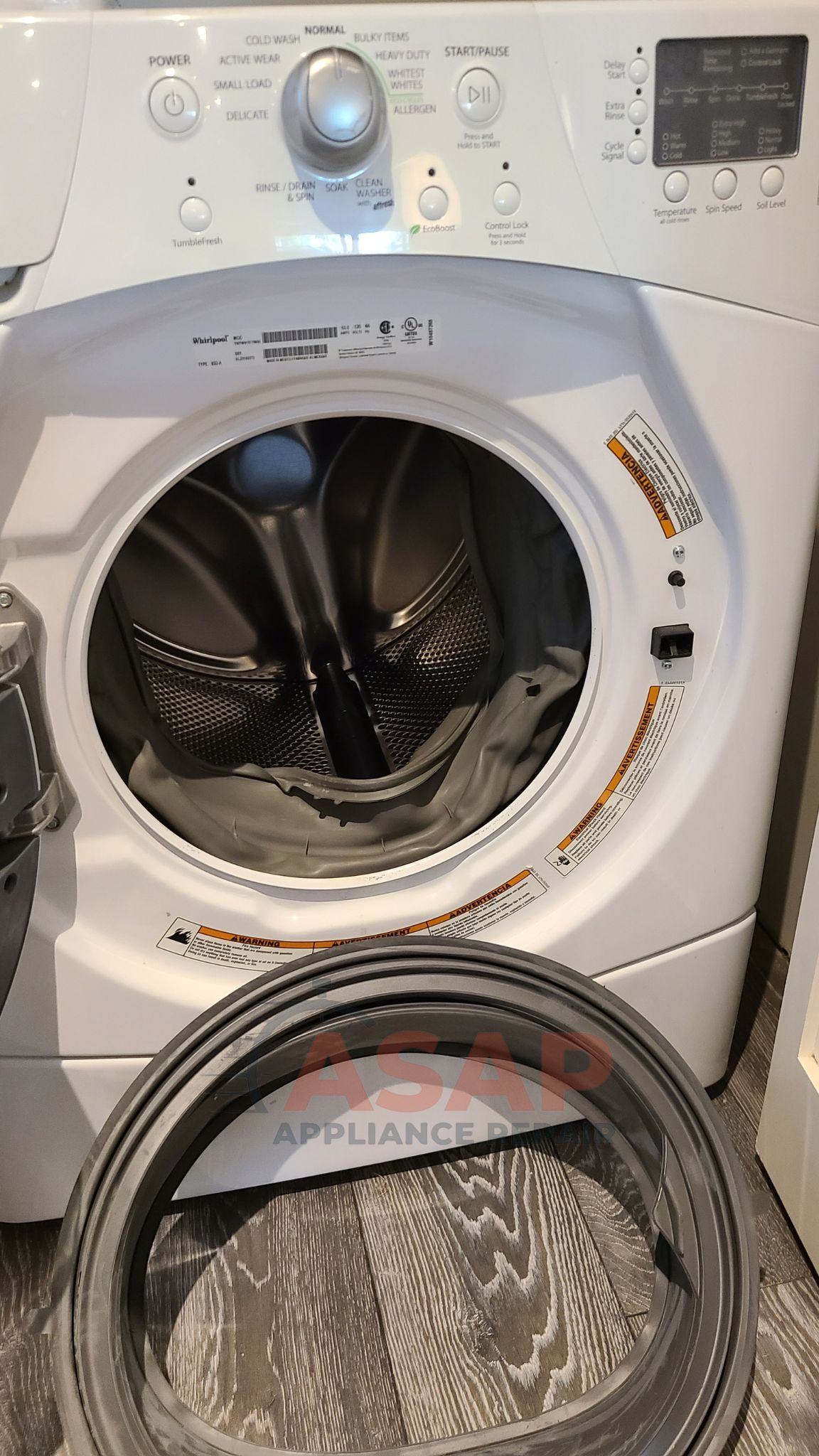 whirlpool washing machine repairs
