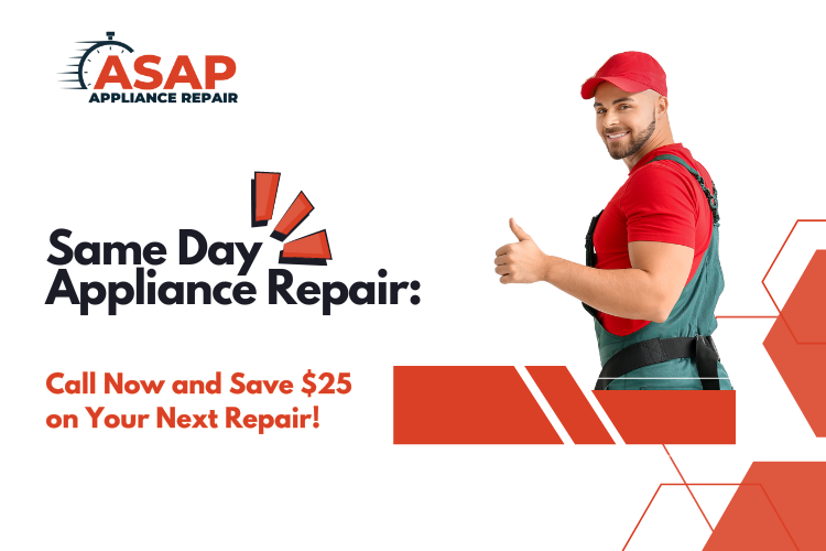 professional appliance repair service same day response