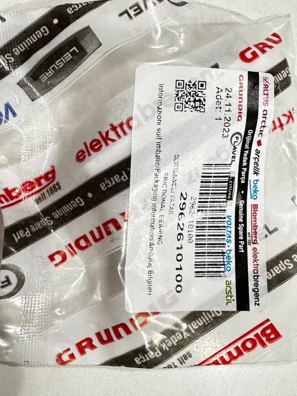 Drum Radial Bearing for Blomberg Dryers 2952010100 02