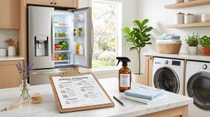 spring cleaning appliances quick checklist