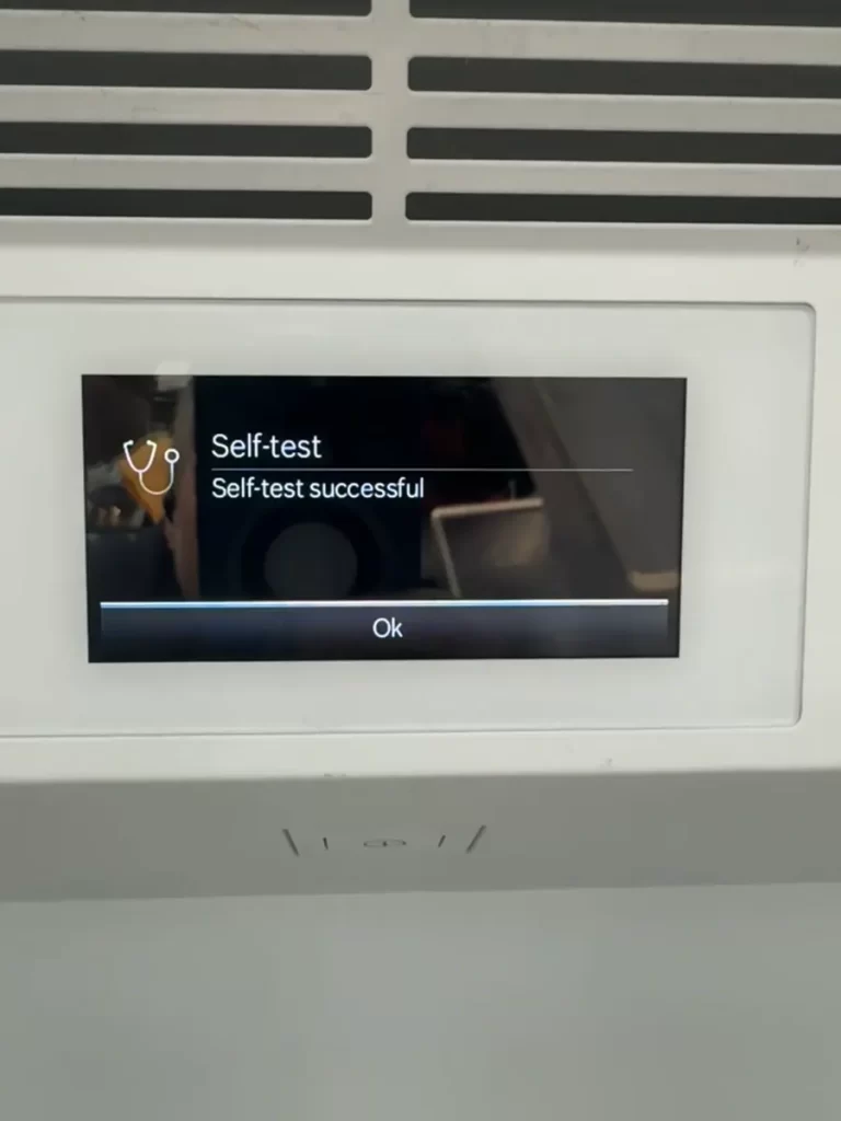 Thermador fridge display reading Self-test successful after the door switch replacement